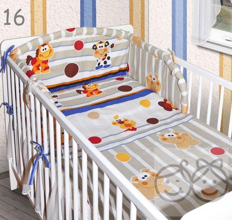 Mantinel s povlečením BabyTex Zvířátka