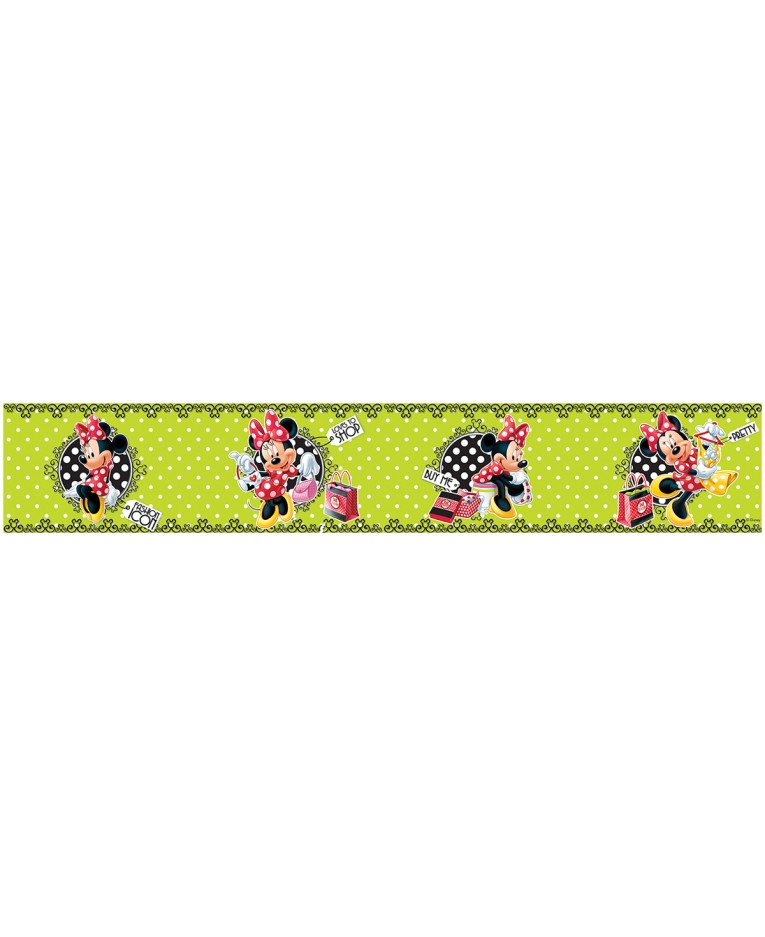 Bordura na zeď Myška Minnie, samolepící 10,5 cm x 5 m