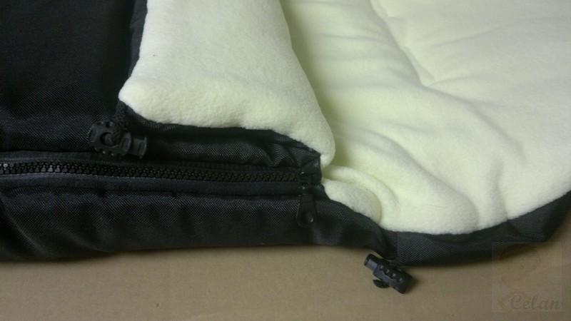 Fusak univerzální do kočárku zimní sv.žlutý