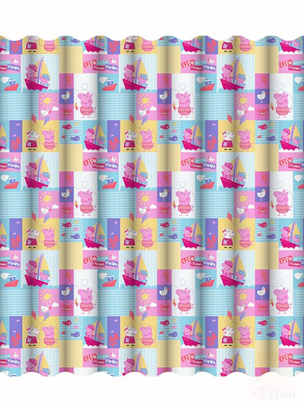 Závěsy Peppa Pig Nautical  168x137cm