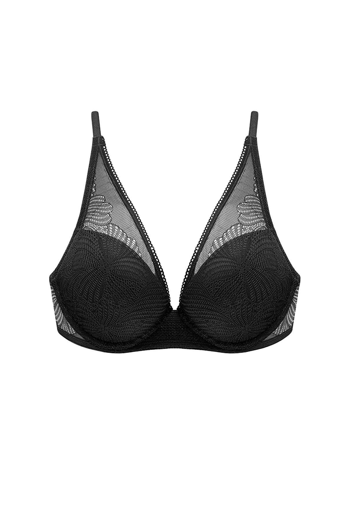 Push up podprsenka Wonderbra Triangle 06S9 85C černá