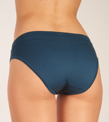 Kalhotky klasické DIM D06W6 vínová+petrolejová 2ks