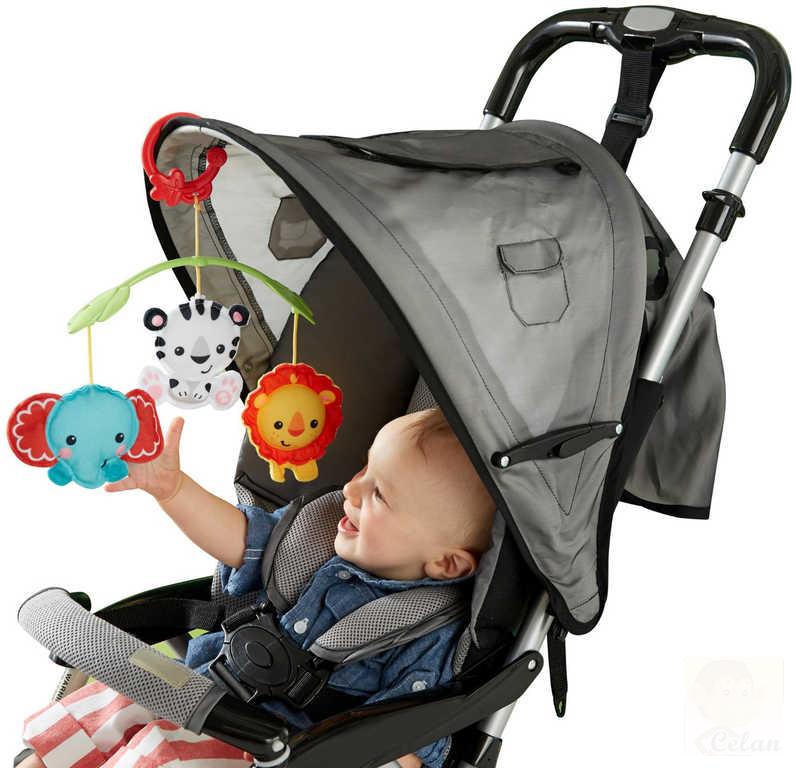 FISHER PRICE Baby zářící kolotoč se zvířátky 3v1 Rainforest
