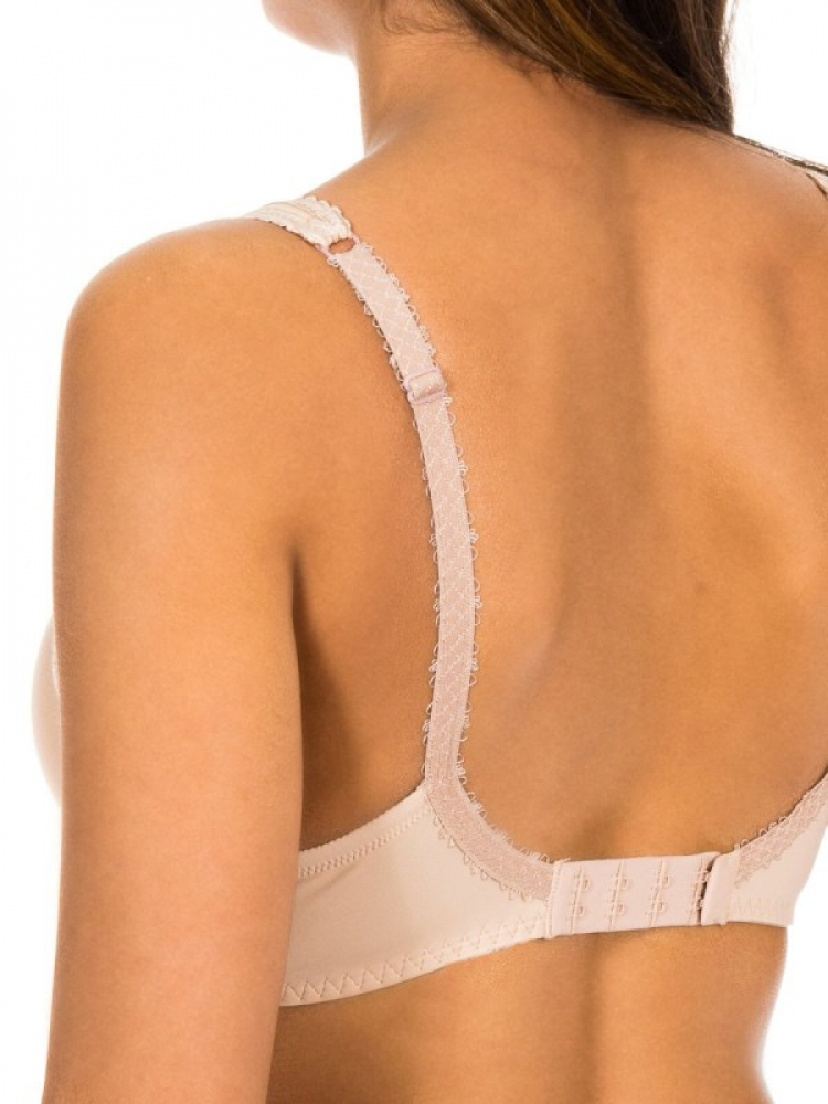 Bezkosticová nevyztužená podprsenka Playtex Flower Elegance P04MW  bílá, tělová 85CD, 95CD