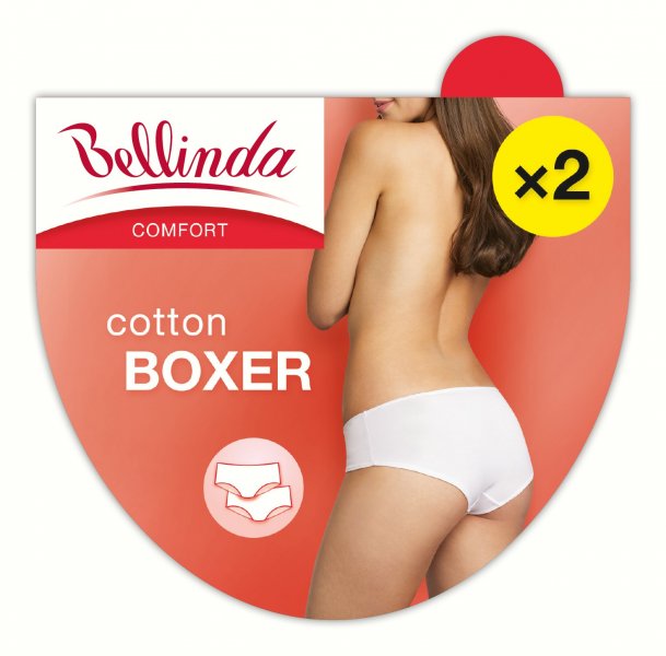 Bavlněné kalhotky boxerky Bellinda Cotton Boxer 2ks v balení, tělová M
